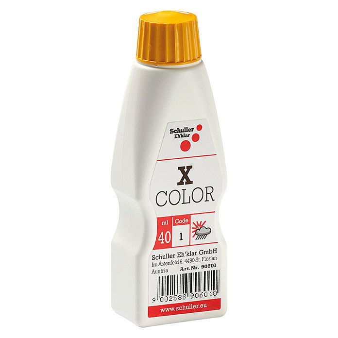 Schuller X-COLOR fény- és időjárásálló színező, 40 ml, citromsárga termék fő termékképe