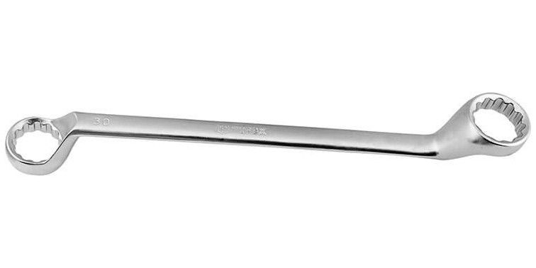 Topex 35D823 hajlított csillagkulcs, CrV acél, 30x32 mm termék fő termékképe