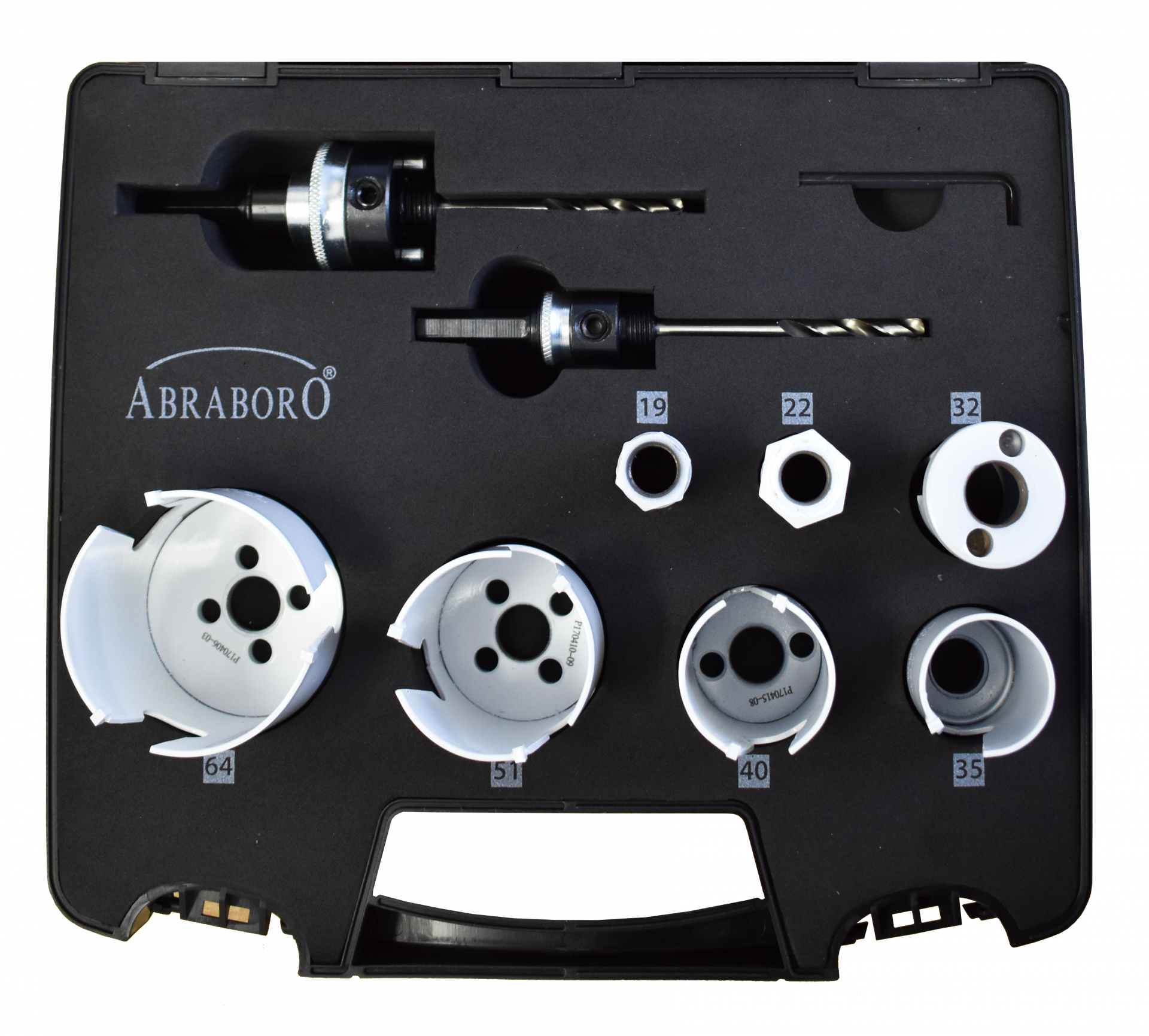 Abraboro 10 részes HM lyukfűrész készlet (vízsszerelés) termék fő termékképe