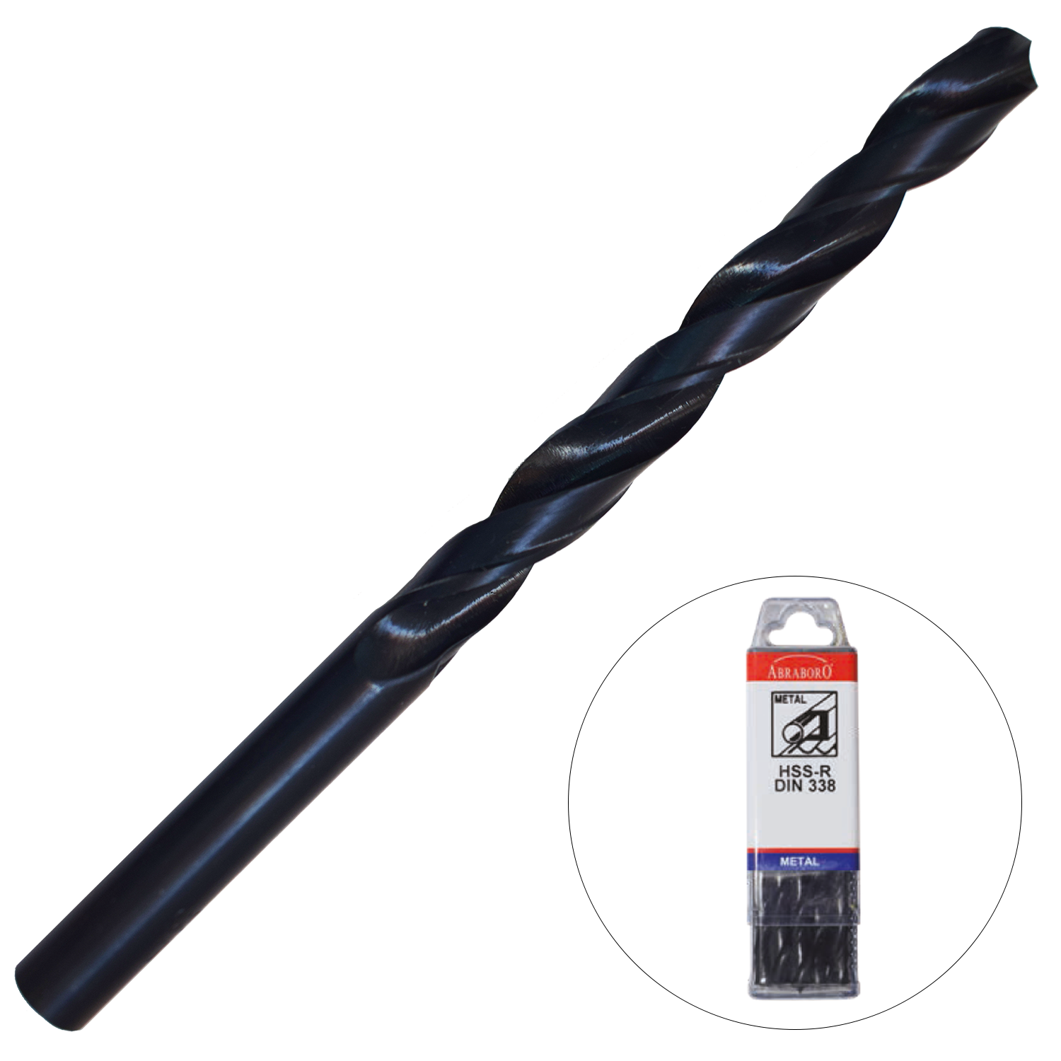 Abraboro 0.8 x 30 / 10 mm HSS-R fémfúró X-Pack, 10 db/csomag termék fő termékképe
