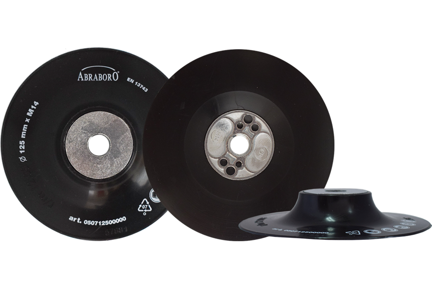 Abraboro 150 x M14 műanyag tányér fibertárcsához termék fő termékképe