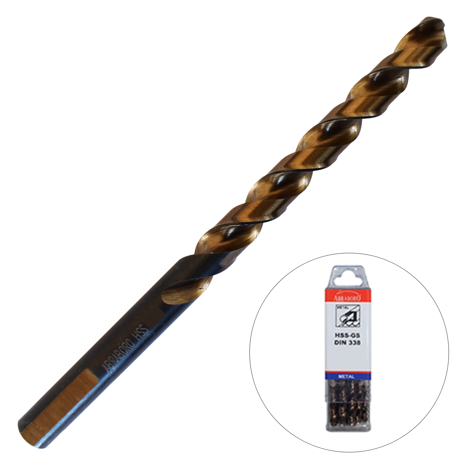 Abraboro 7.5 x 109 / 69 mm MULTISPEED HSS-GS fémfúró háromszög szárral X-Pack, 10 db/csomag termék fő termékképe