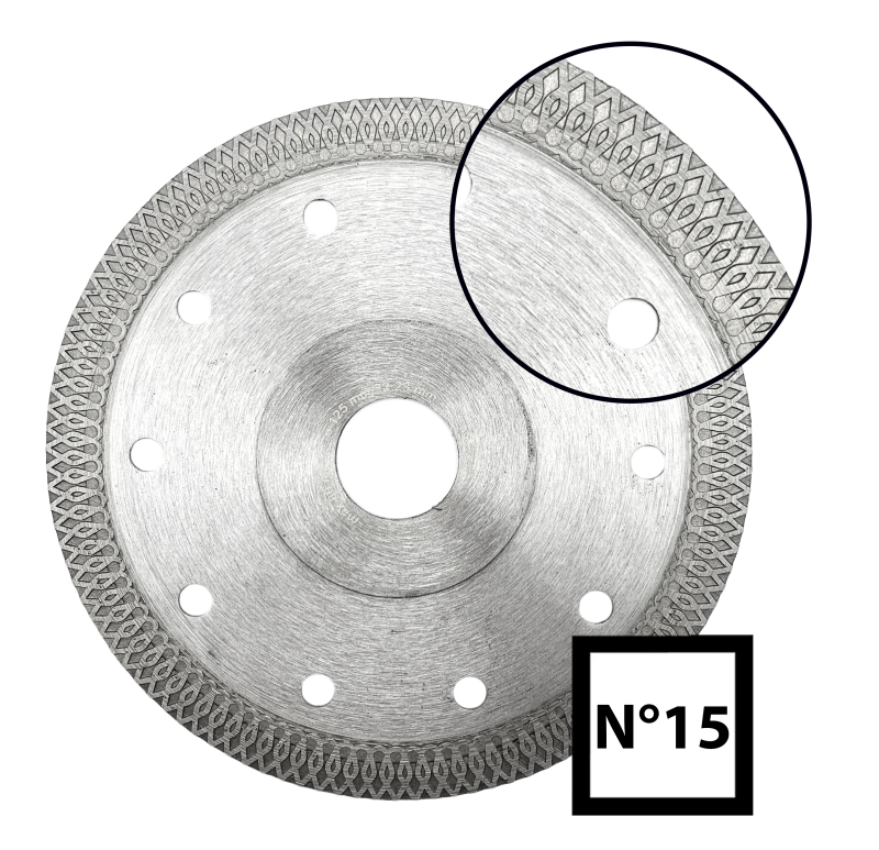 Abraboro 115 x 22.23 mm No.15 gyémánttárcsa termék fő termékképe