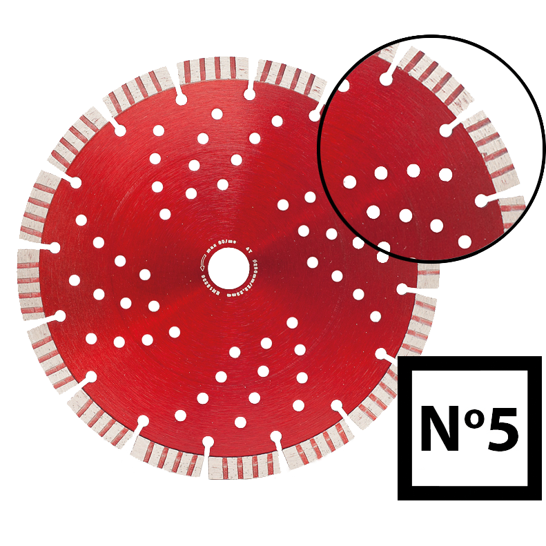 Abraboro 300 x 25,40 mm No.5 univerzális gyémánttárcsa termék fő termékképe