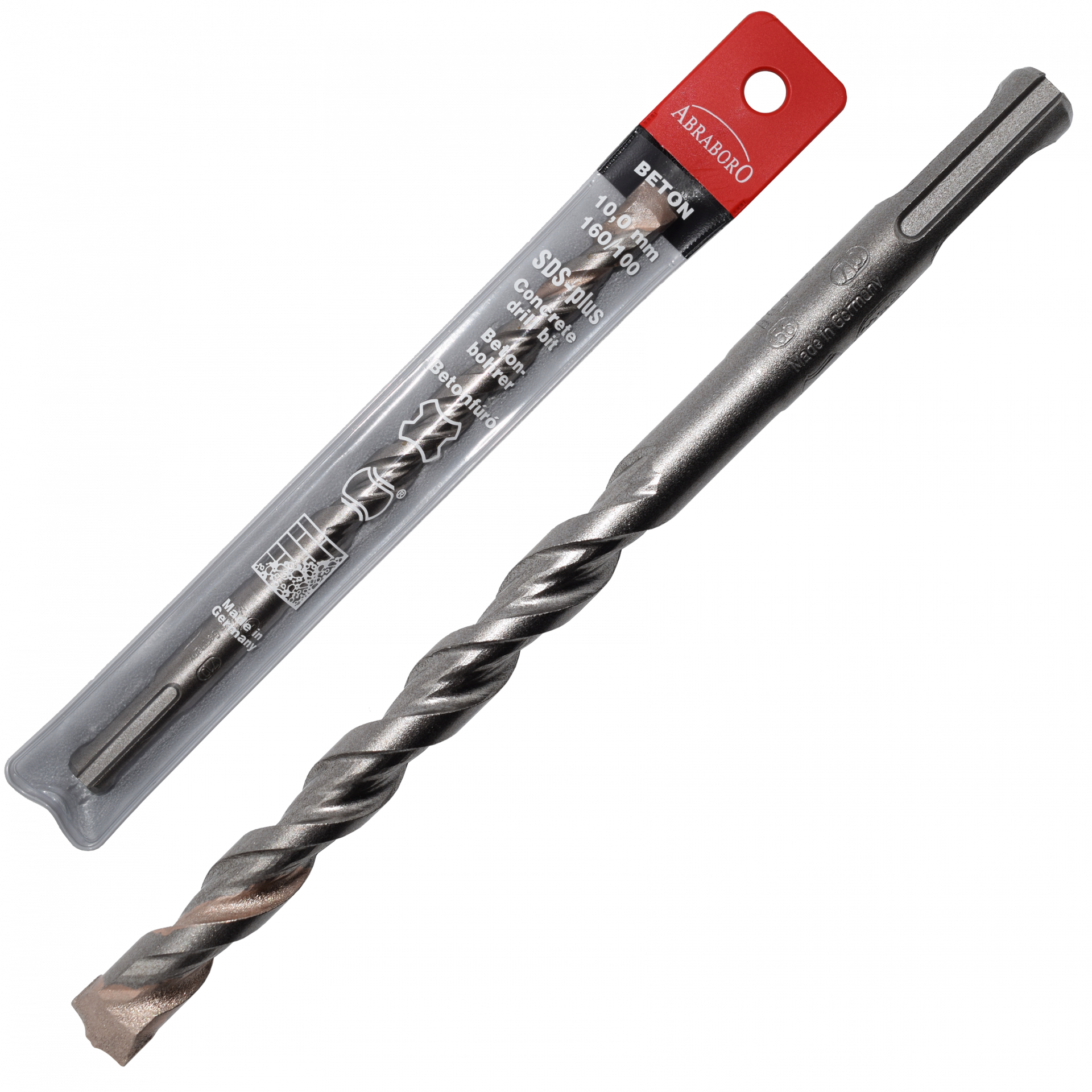 Abraboro 10 x 600 / 550 mm SDS-plus TWIXX betonfúró műanyag tasakban termék fő termékképe