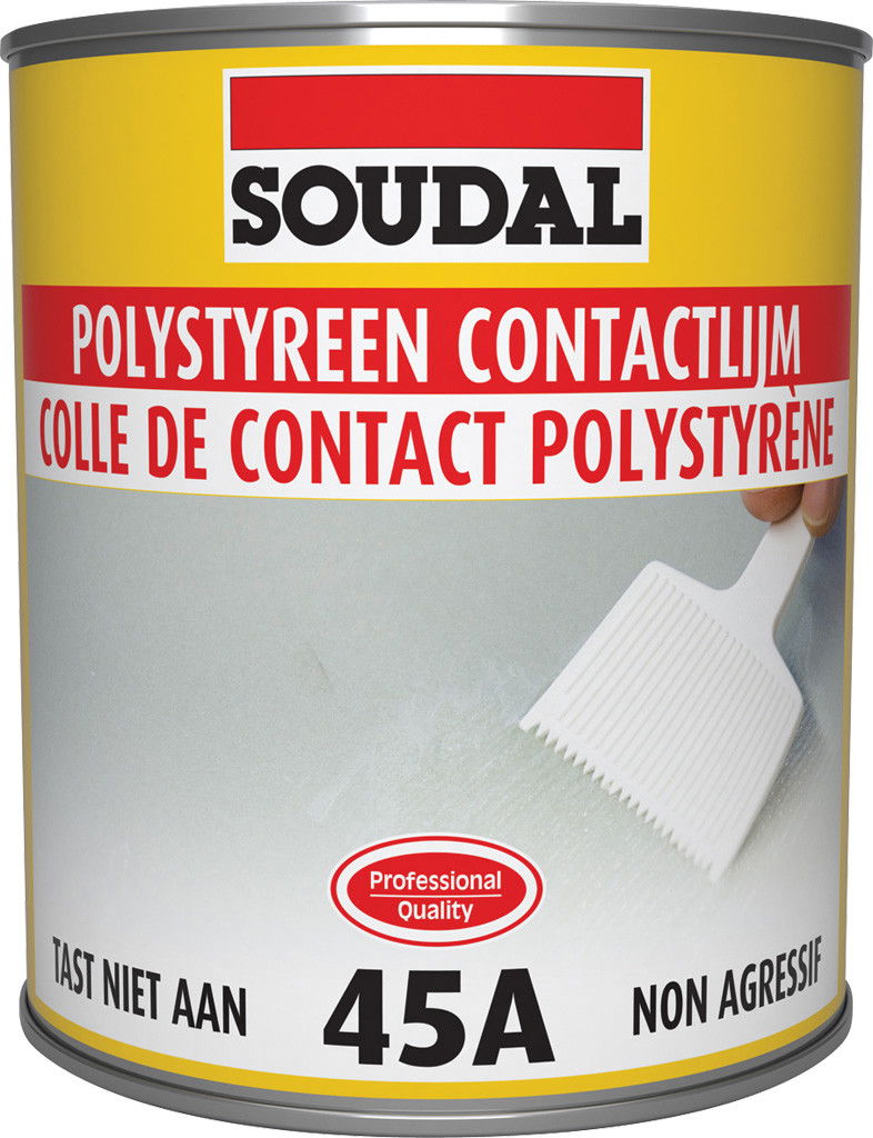 Soudal 45A kontakt ragasztó polisztirolhoz, 750 ml termék fő termékképe