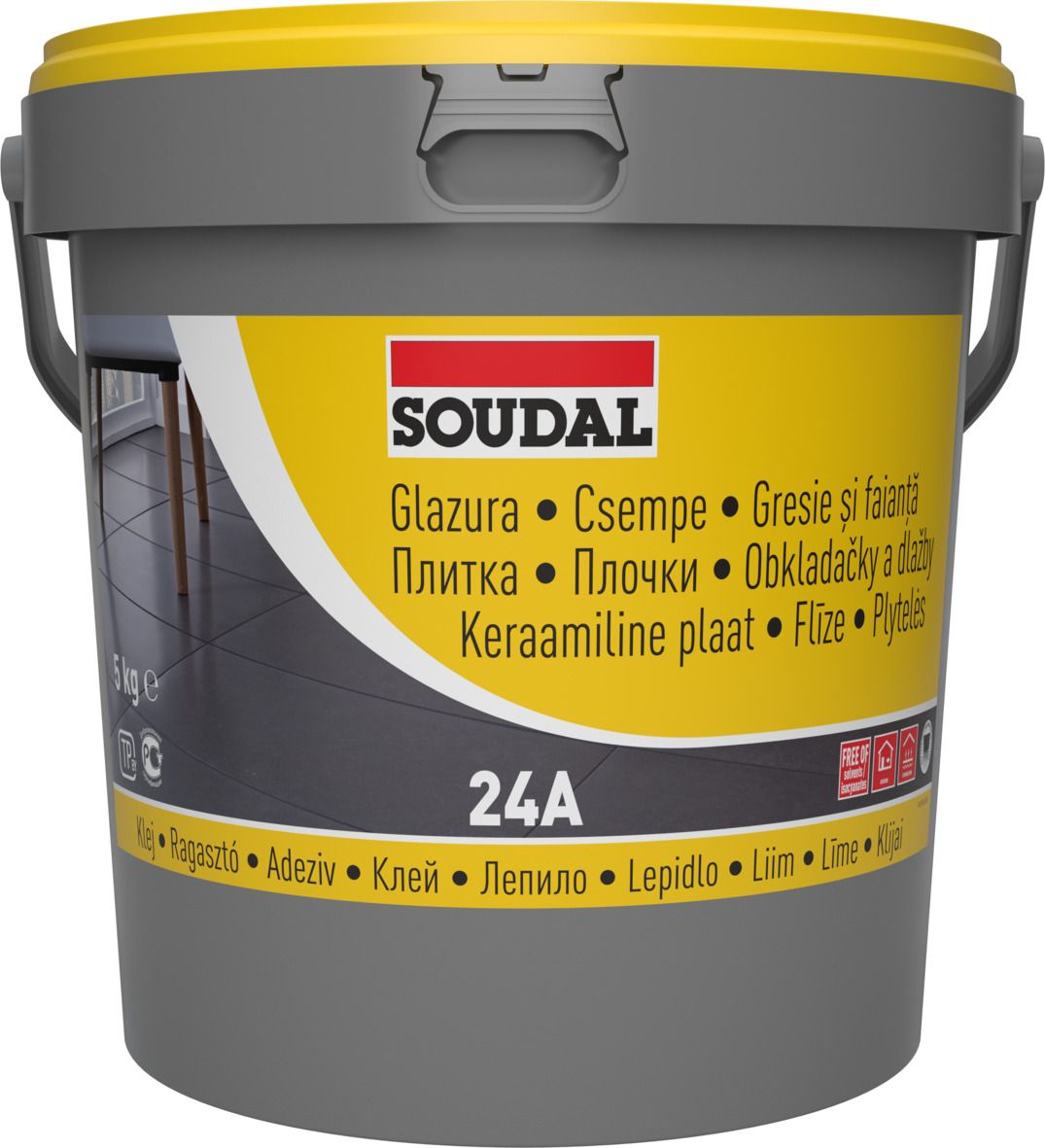 Soudal 24A csemperagasztó, 5 kg termék fő termékképe
