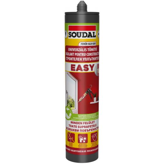 Soudal Easy univerzális tömítő, fehér, 280 ml termék fő termékképe