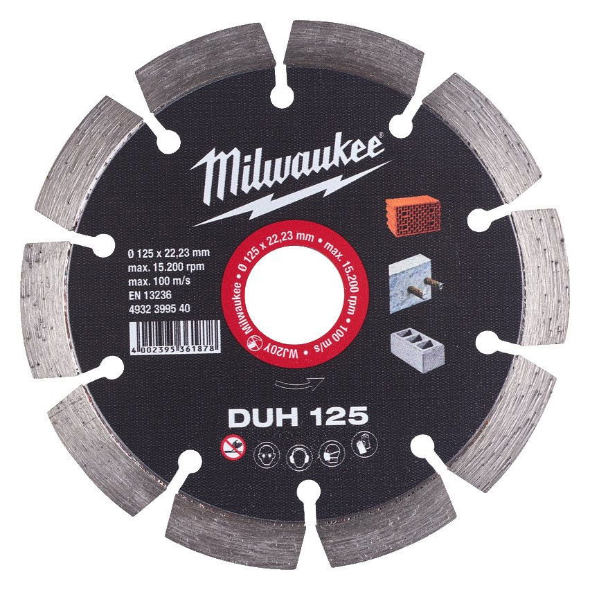 Milwaukee DUH gyémánt vágótárcsa, Ø125 mm termék fő termékképe