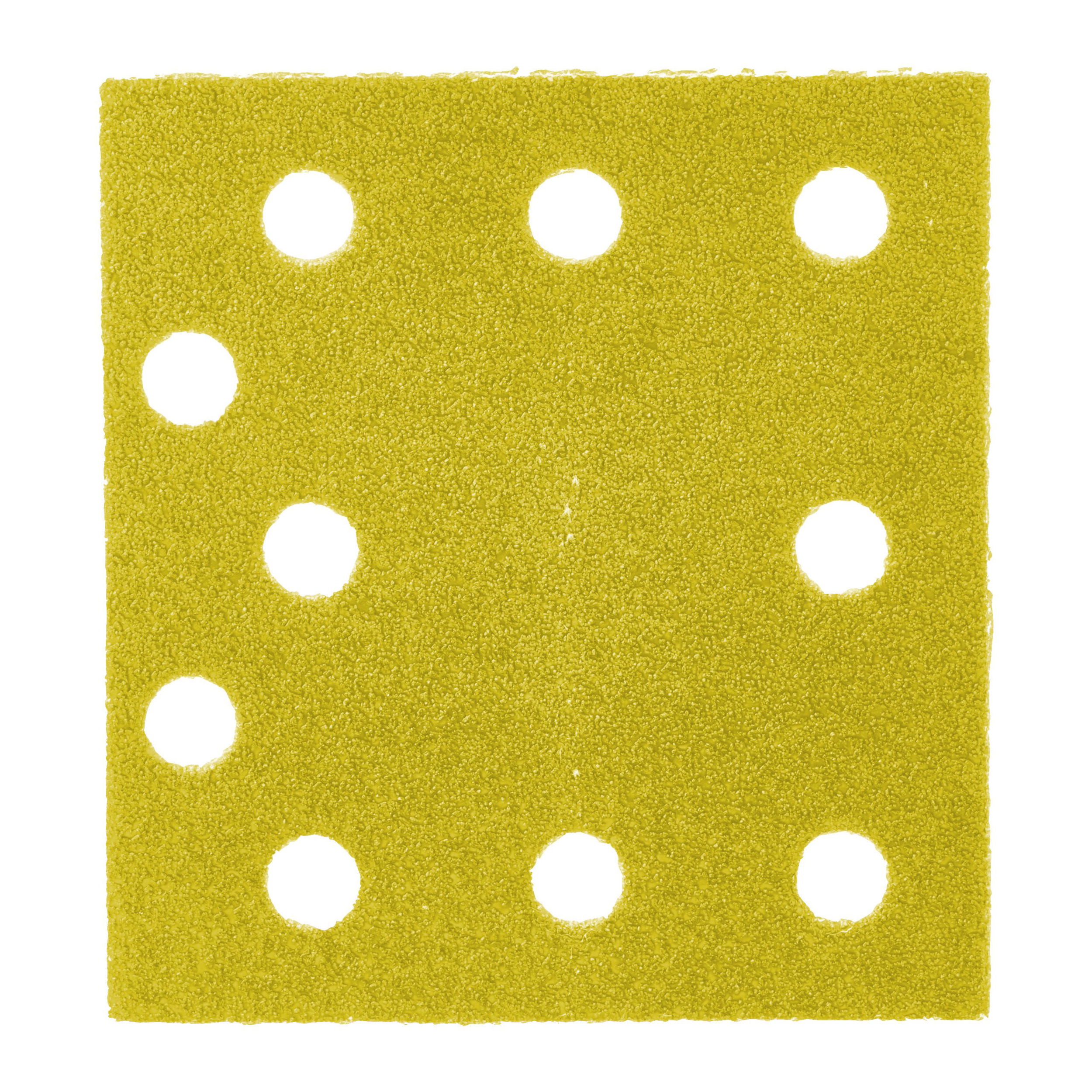 Milwaukee HP tépőzáras csiszolólap, 115x107 mm, 10 lyukú, 180-as finomság, 10 db/csomag termék fő termékképe