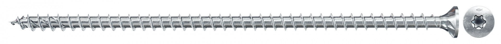 Fischer FPF II CTF 8.0 x 240 BC 50 süllyesztett fejű, kékre horganyzott, végigmenetes szerkezetépítő csavar TX behajtással, 50 db/csomag termék fő termékképe