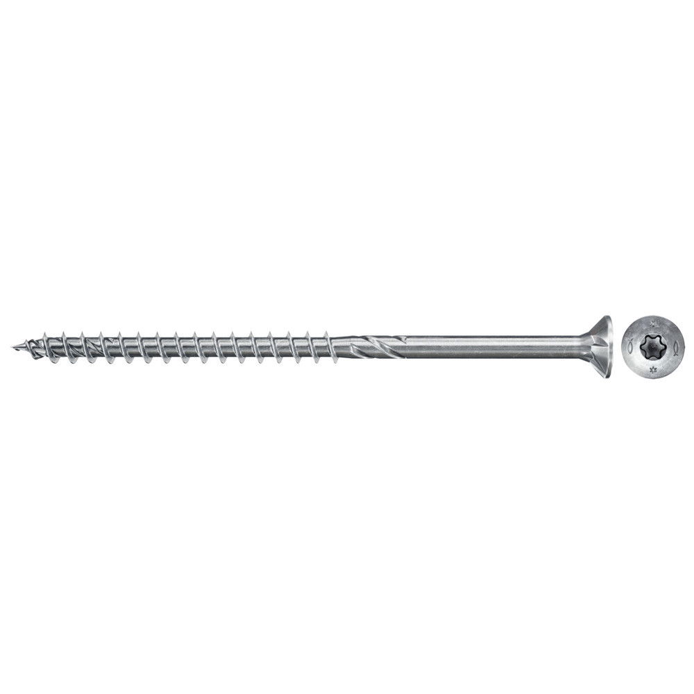 Fischer FPF II CTP 5.0 x 90 BC 200 süllyesztett fejű, kékre horganyzott forgácslapcsavar részmenettel, TX behajtással, 200 db/csomag termék fő termékképe