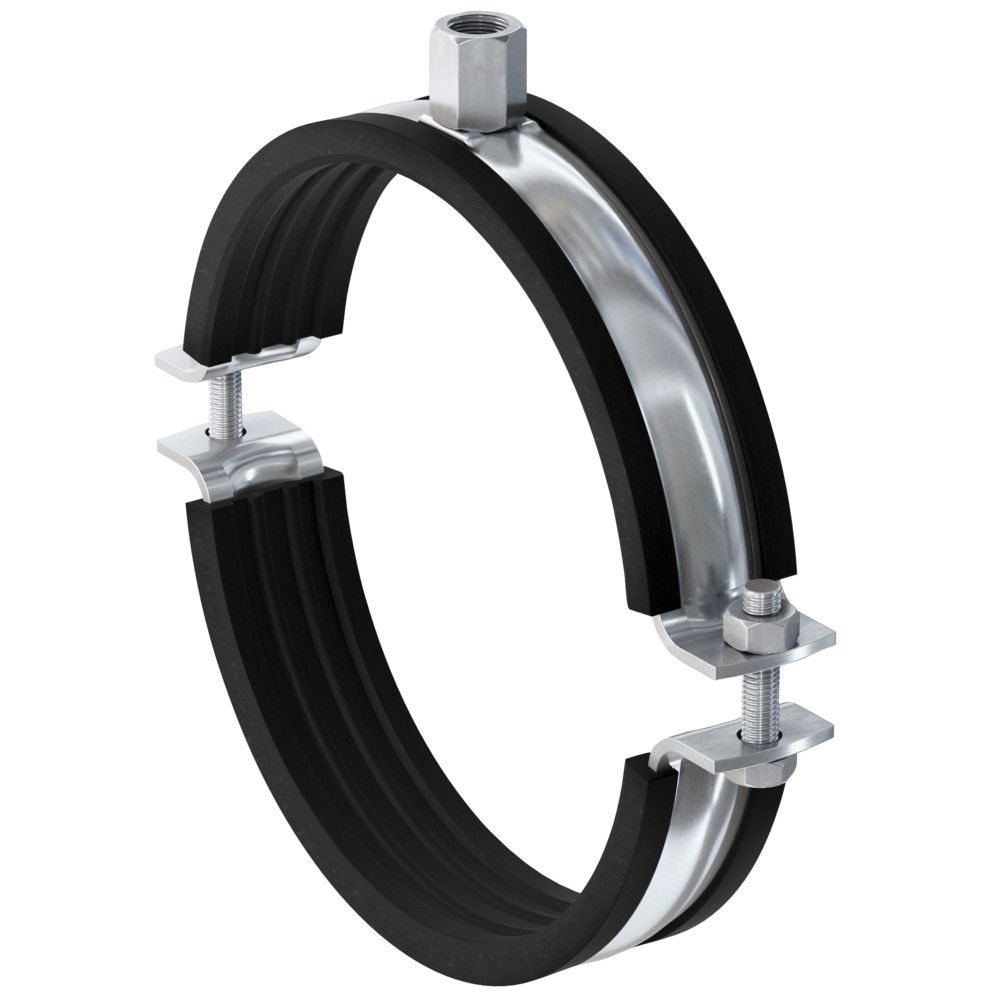 Fischer FRSM 156-162 M10/M12 masszív kétrészes gumibetétes bilincs, 20 db/csomag termék fő termékképe