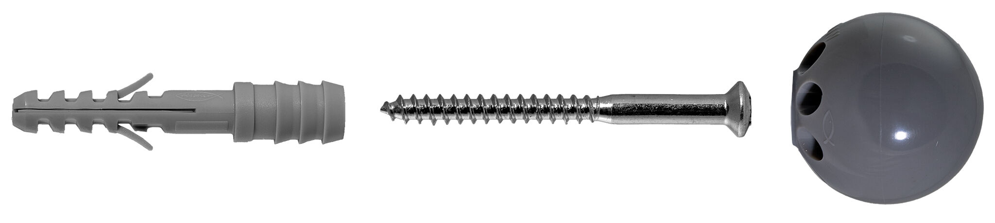 Fischer TS 8 G ajtóütköző, szürke, 10 db/csomag termék fő termékképe